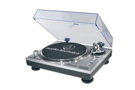 Marketing photo shows the Audio-Technica AT-LP120-USB against a white background.
